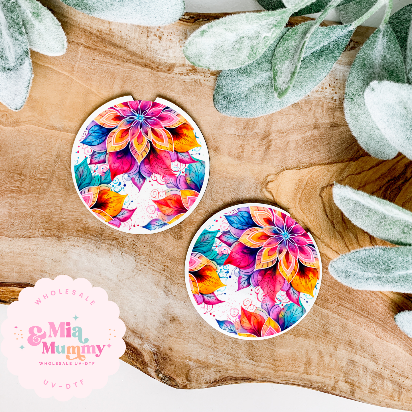 MANDALA Coaster UV-DTF