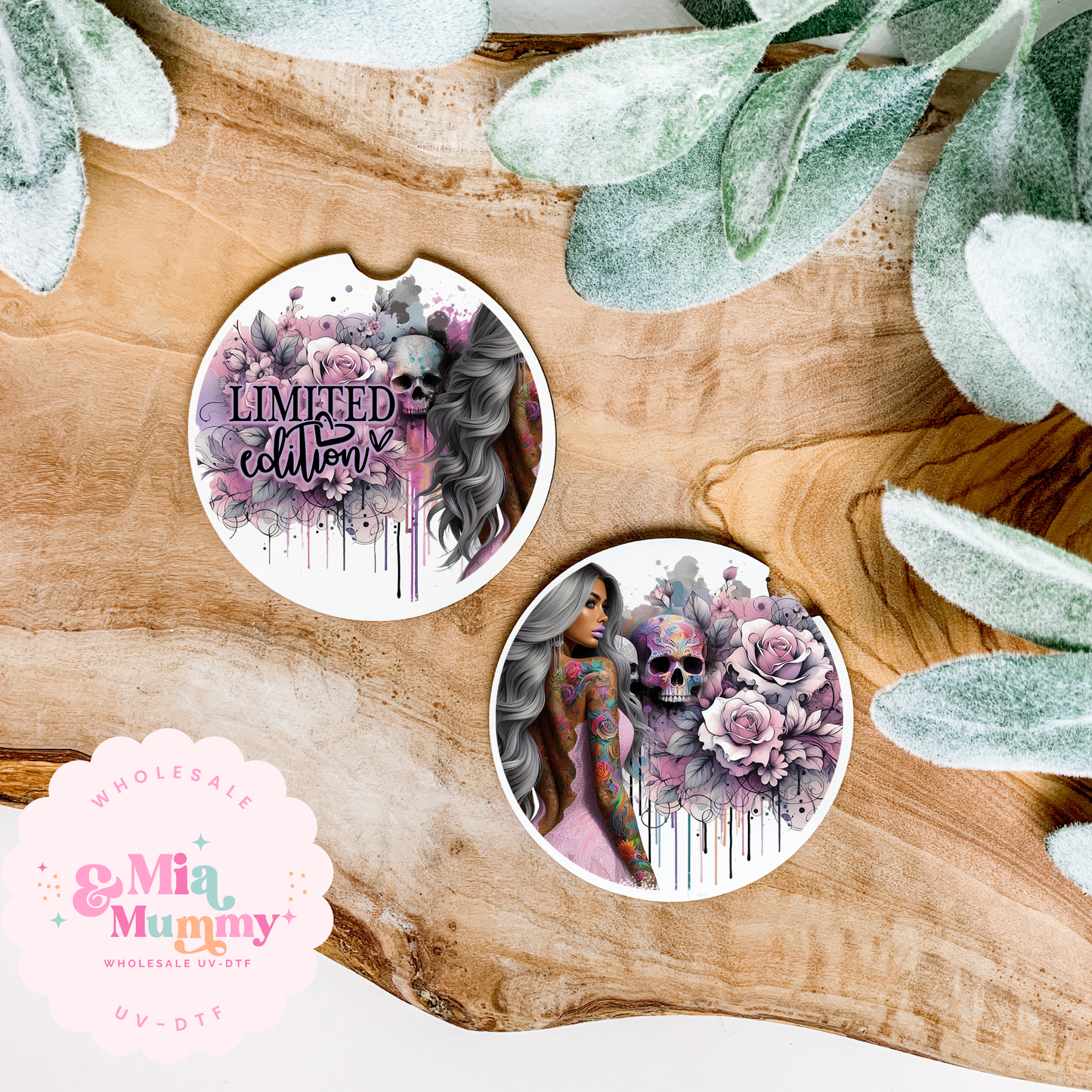 LIMITED EDITION SET OF 2 Coaster UV-DTF