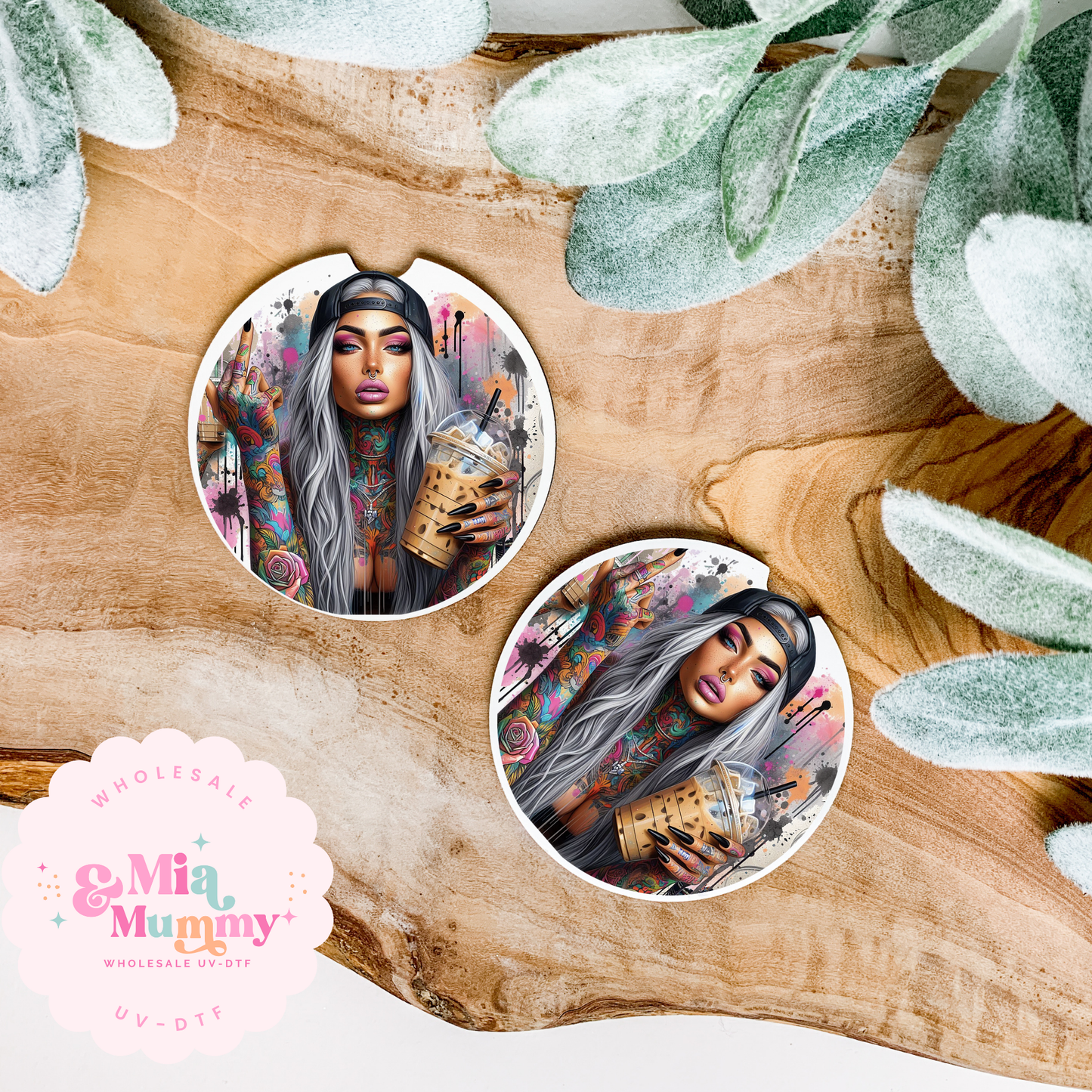 100% THAT B Coaster UV-DTF