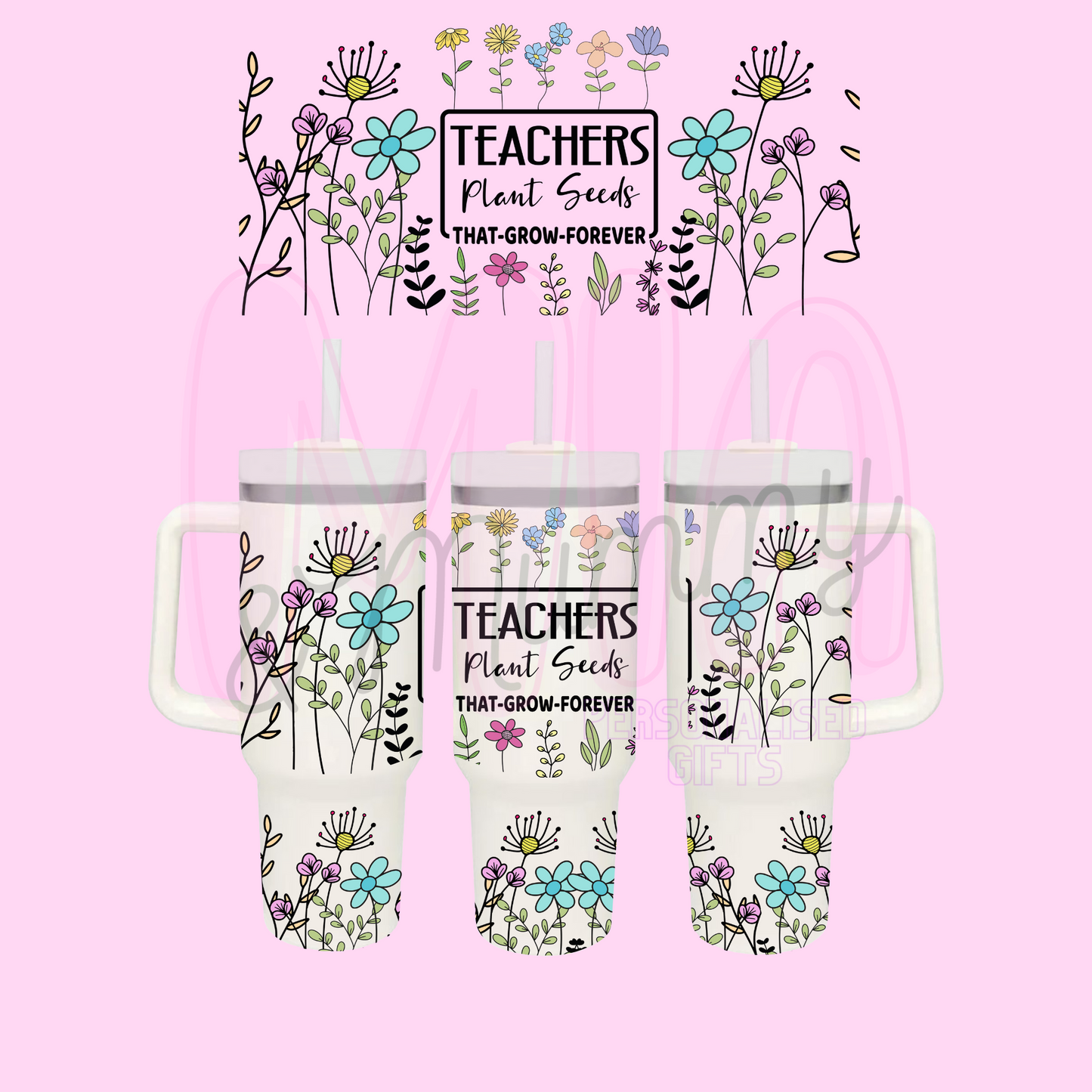 Teacher 40oz Wrap.