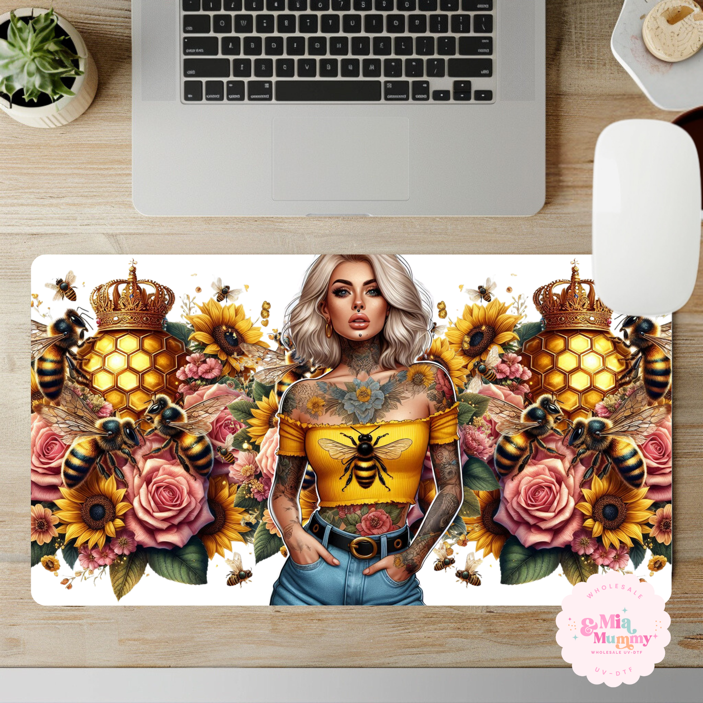 BUMBLE BEE GAMER MOUSE PAD -DIGITAL DOWNLOAD