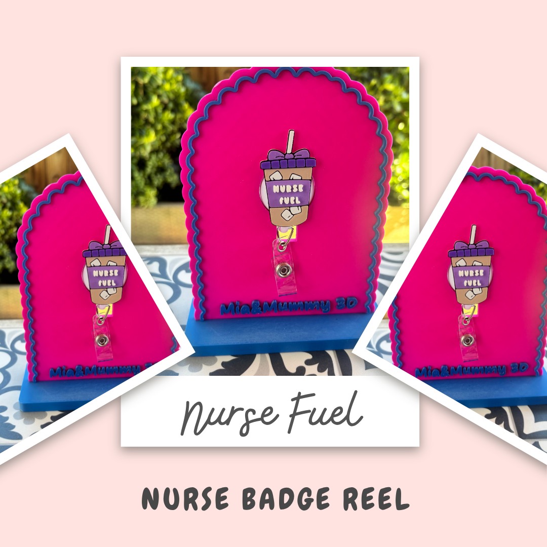 Nurse Fuel Nurse Badge Reel- FREE