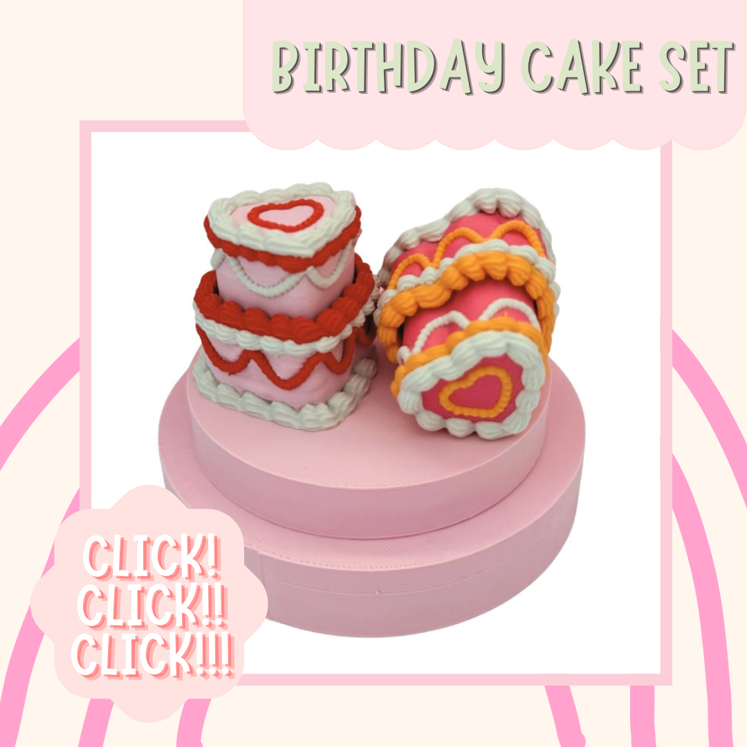 Birthday Cake Clicker Set 🎂🎉