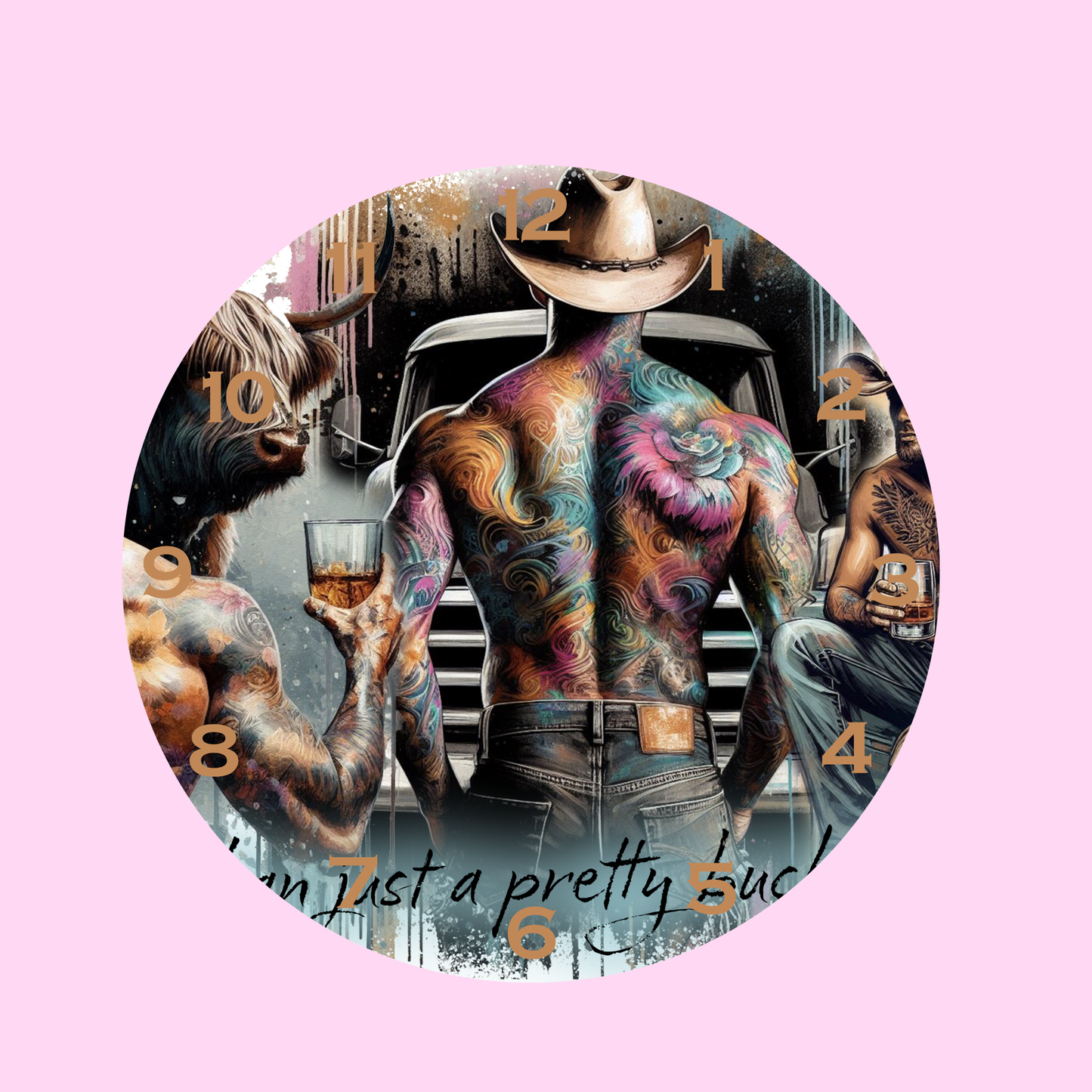 MAN,MAN,MAN -DTF CLOCK