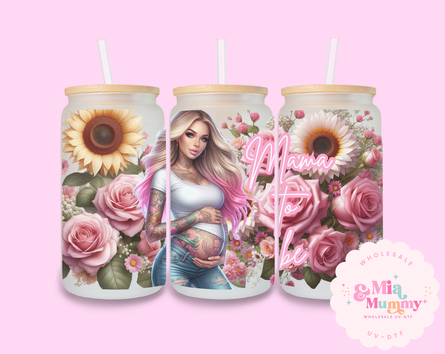 MAMA TO BE-PINK DIGITAL DOWNLOAD- FOR A 16 LIBBY