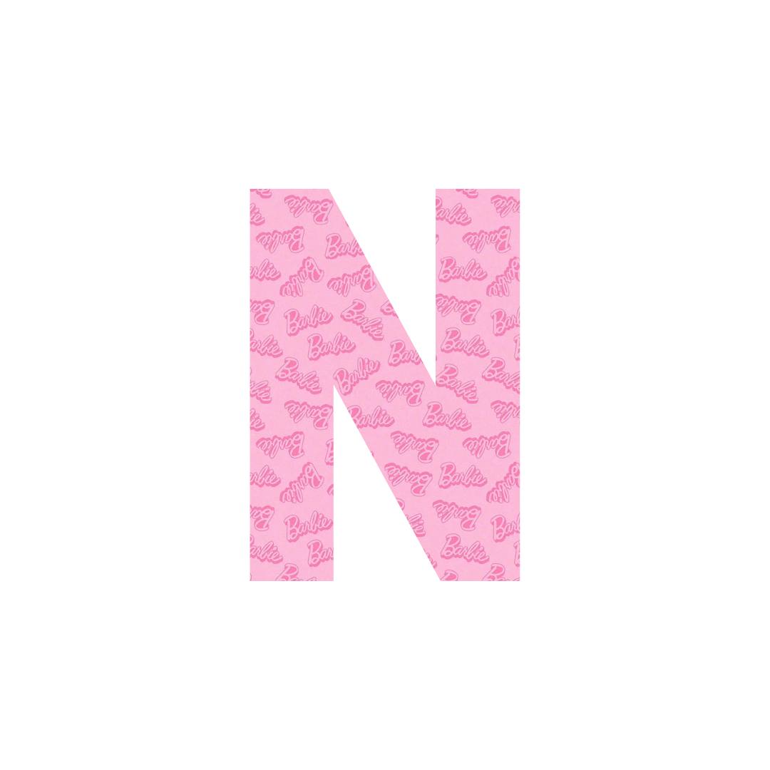 B Pink Letters A-Z.