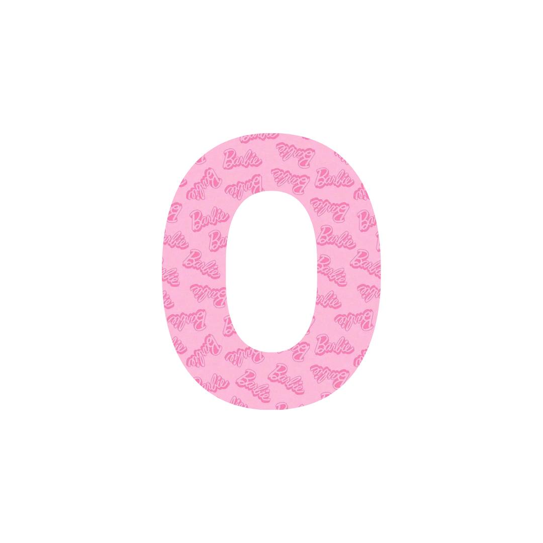 B Pink Letters A-Z.