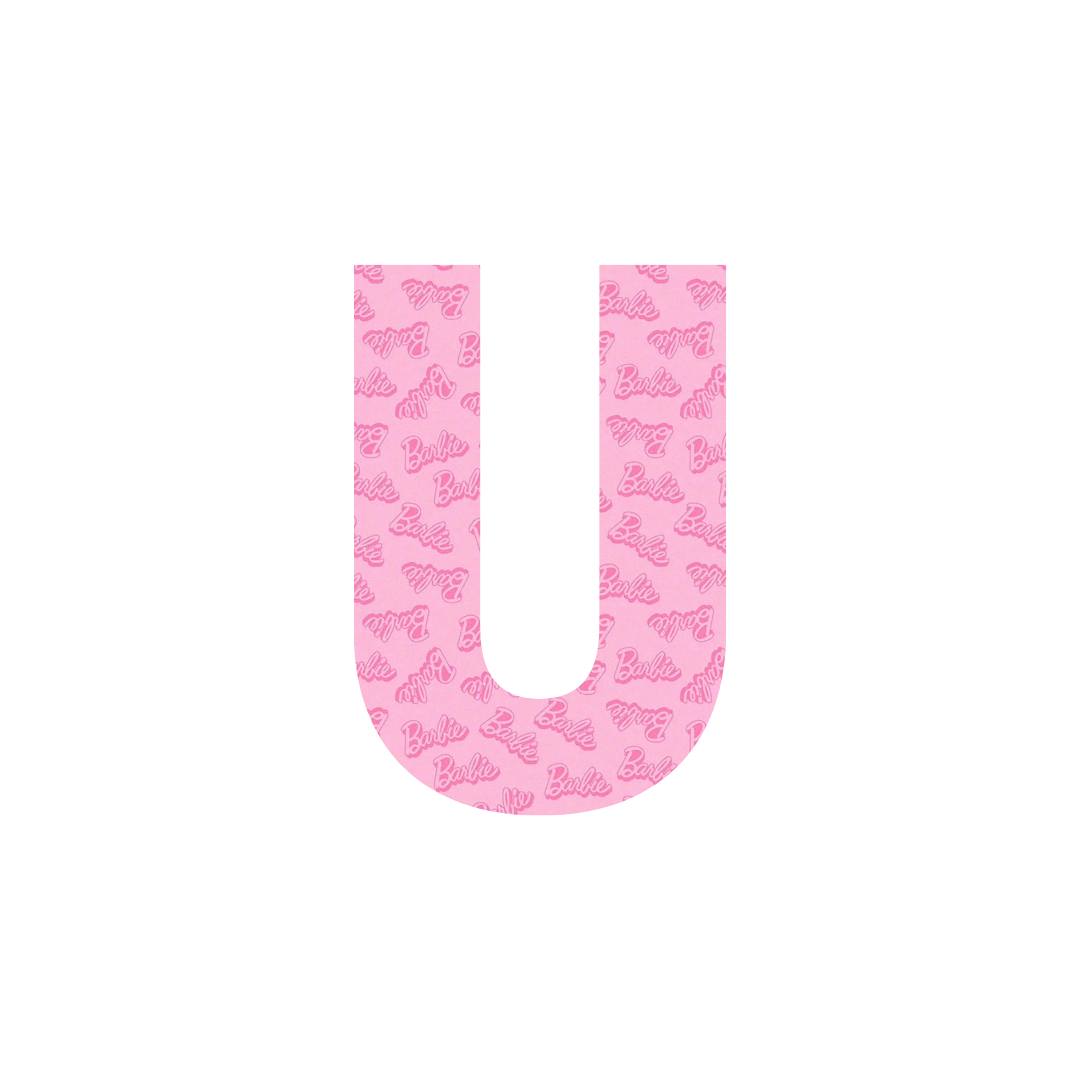 B Pink Letters A-Z.