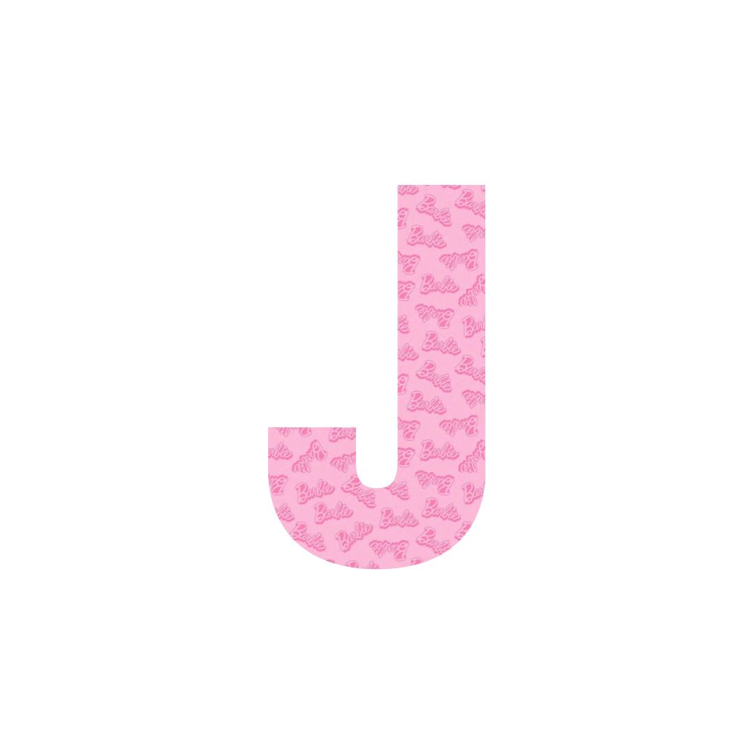B Pink Letters A-Z.