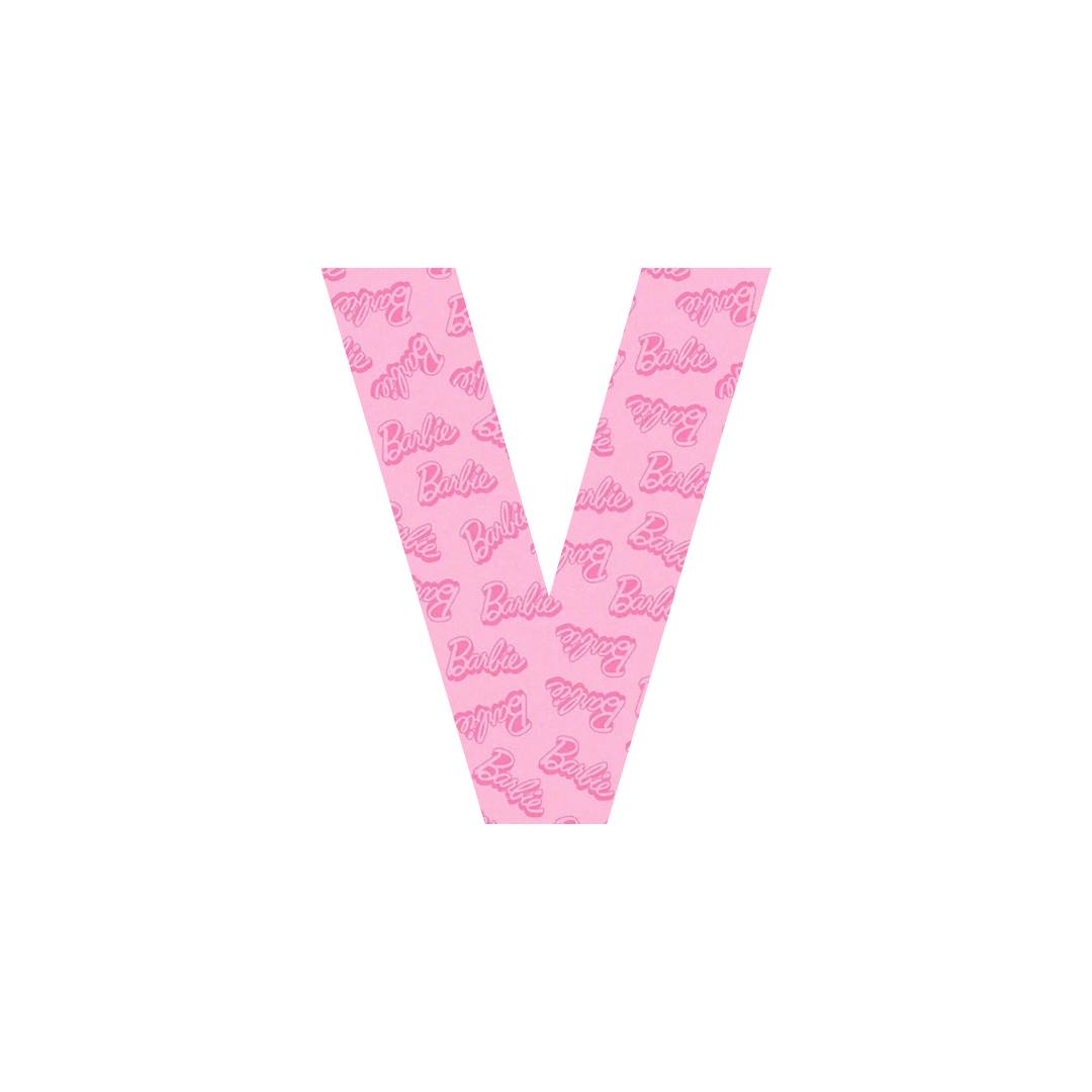 B Pink Letters A-Z.