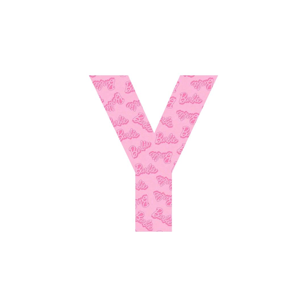 B Pink Letters A-Z.