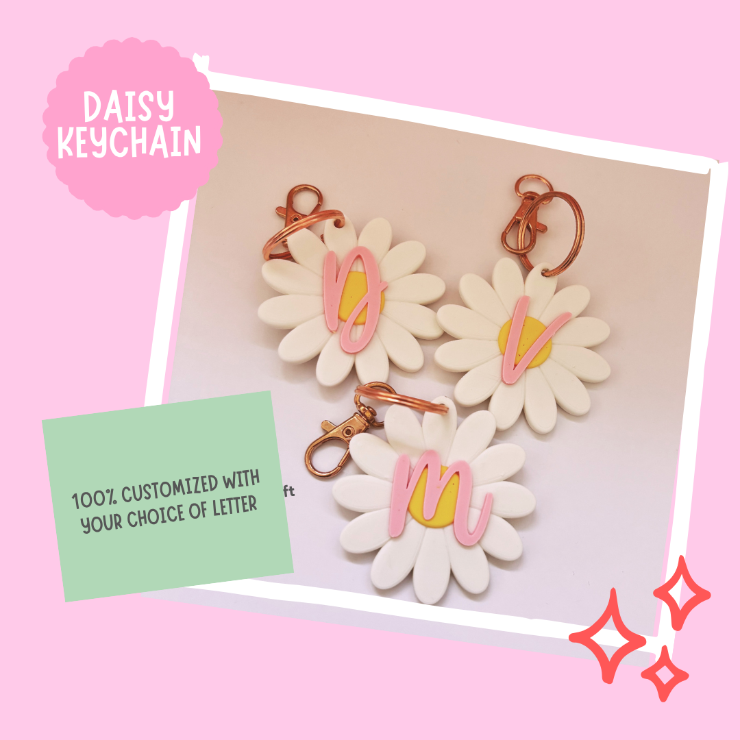 Daisy Keychain