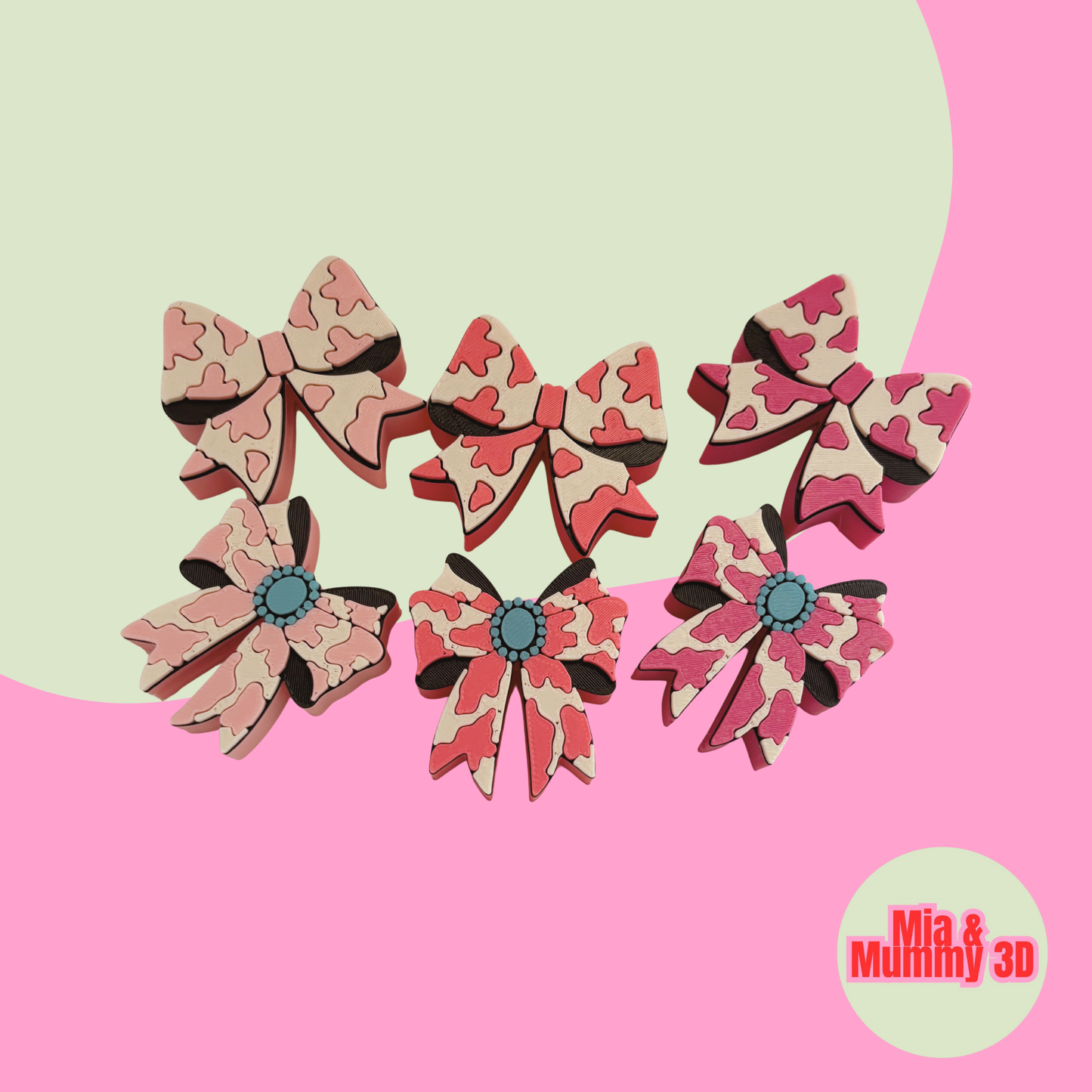 Country Pink Straw topper set.