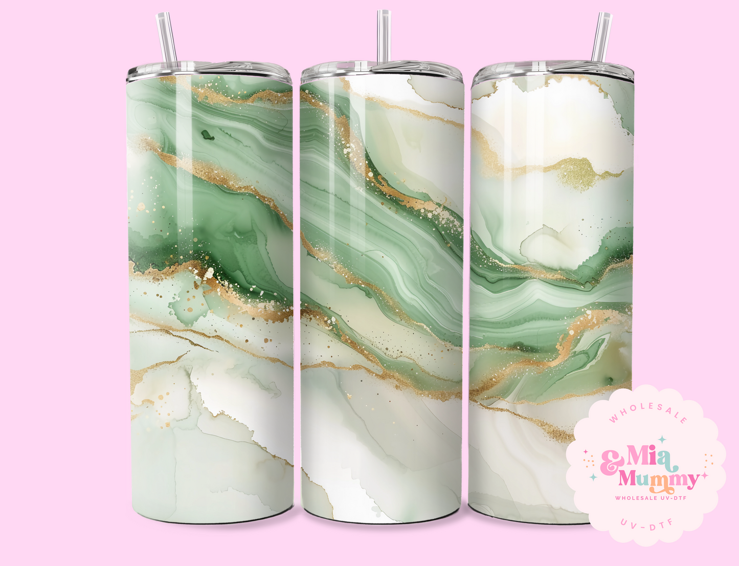 GREEN AND GOLD GEODE