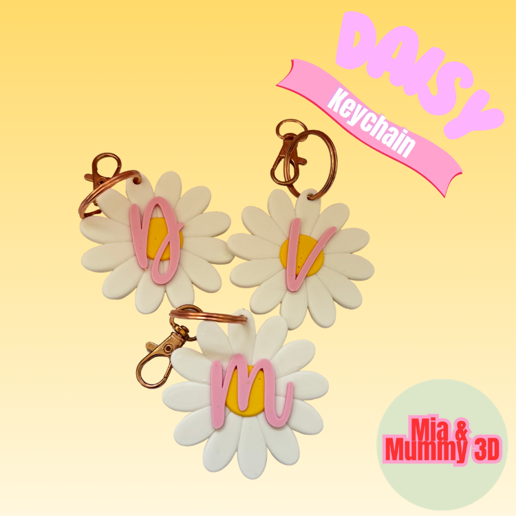 Daisy Keychain