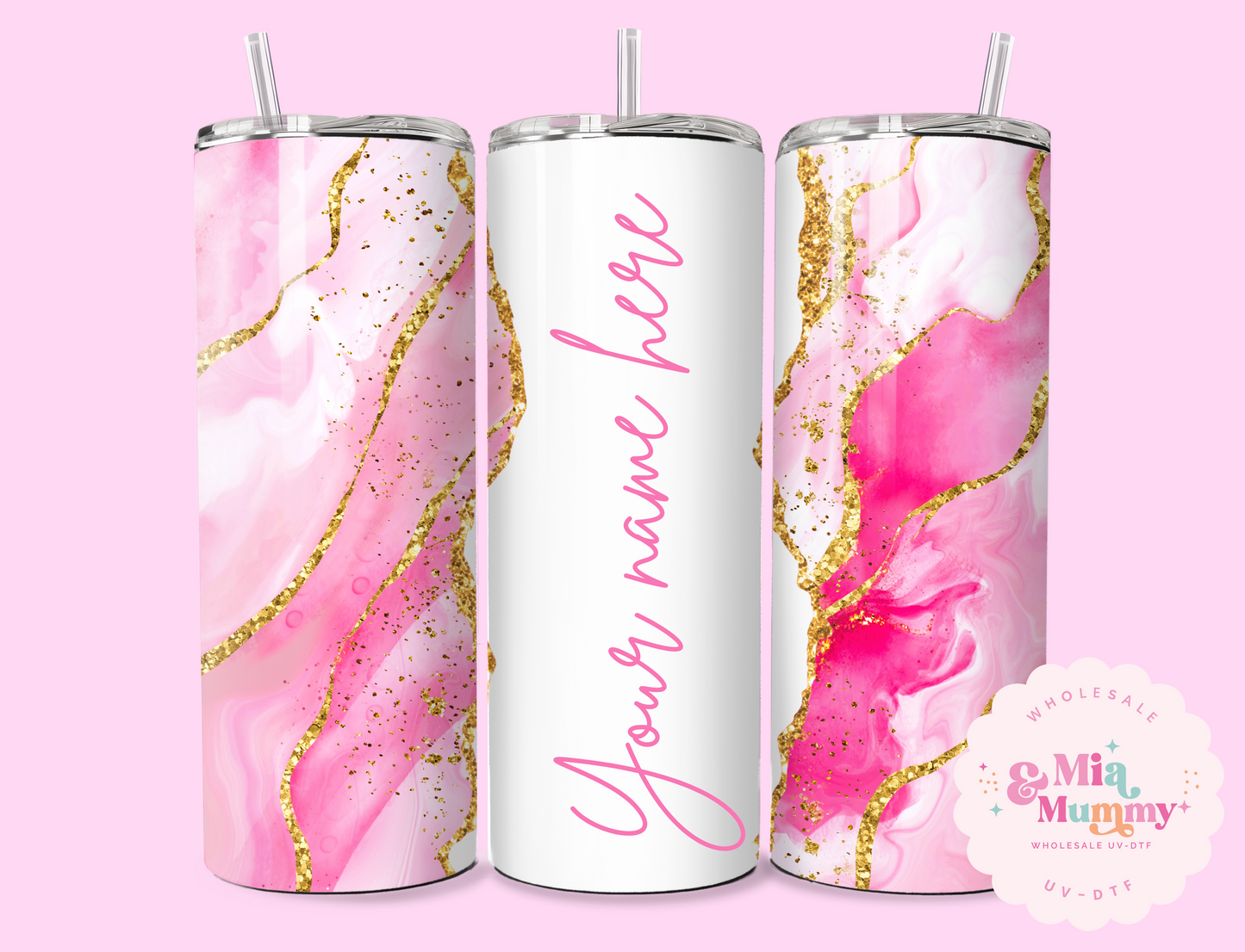 PINK GALAXY- CUSTOM WITH NAME.