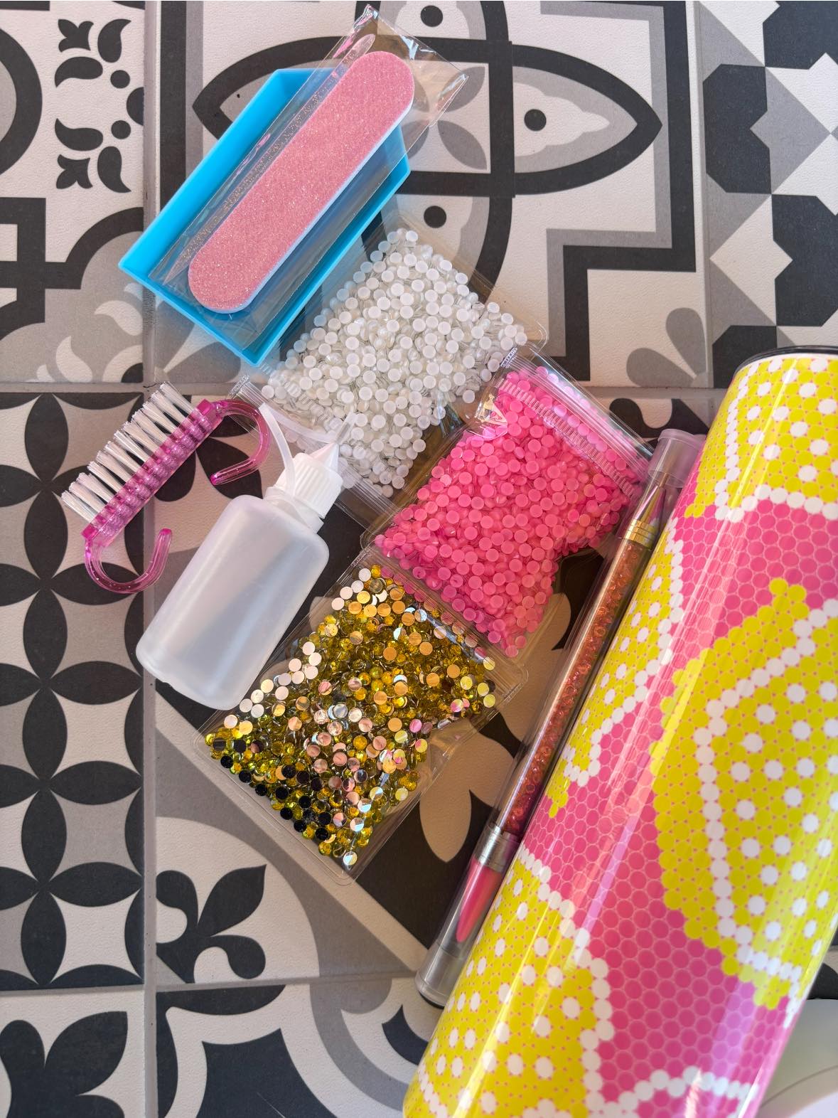 PINK LEMON - DIY RHINESTONE KIT