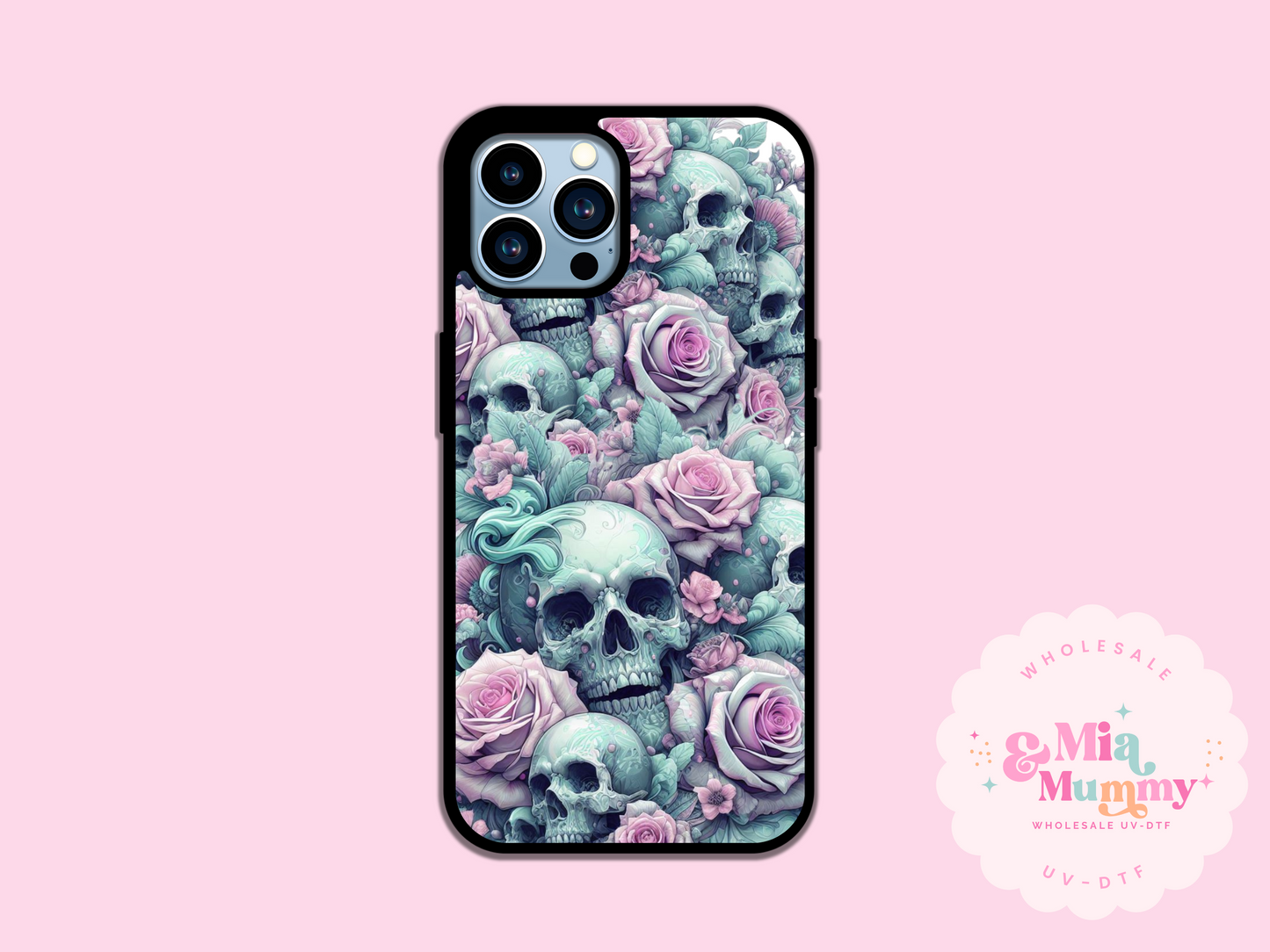 SKULLS PHONE CASE - VARIOUS PHONE SIZE