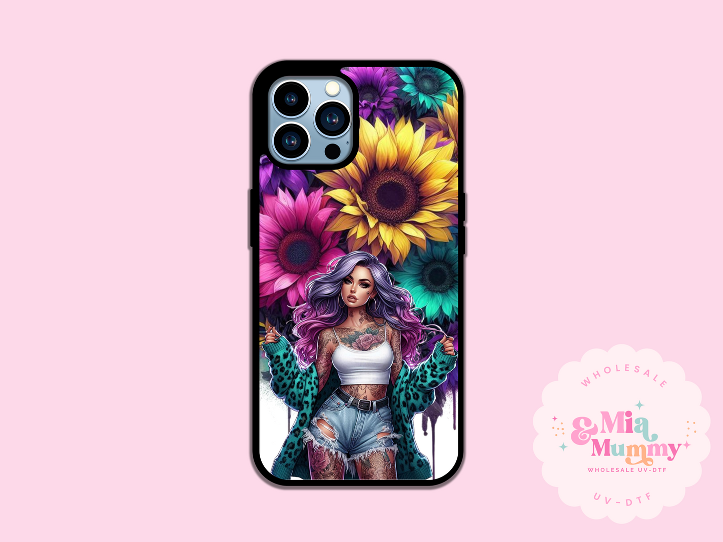 BRIGHT SUNFLOWERS PHONE CASE - VARIOUS PHONE SIZES