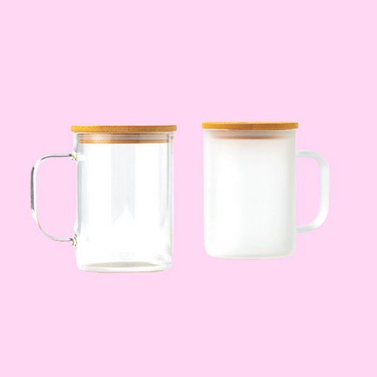 15oz Tumbler with Handle- FROSTED