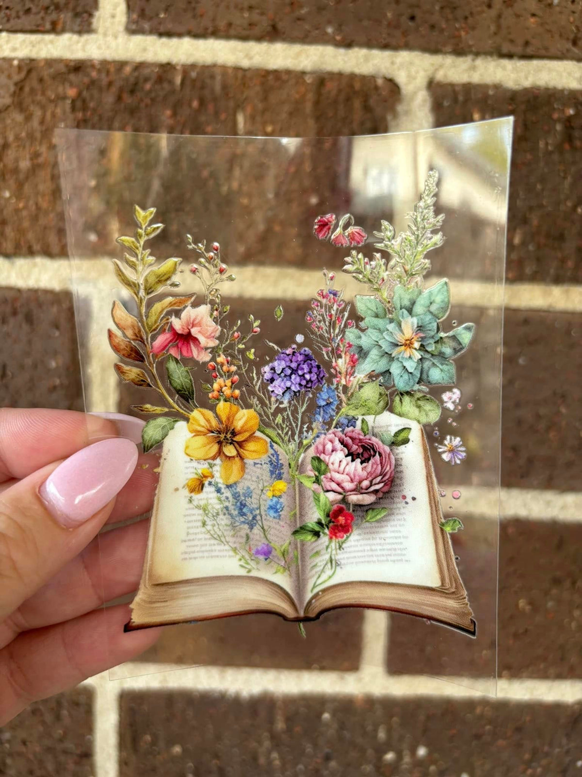 FLOWER BOOK-DECAL