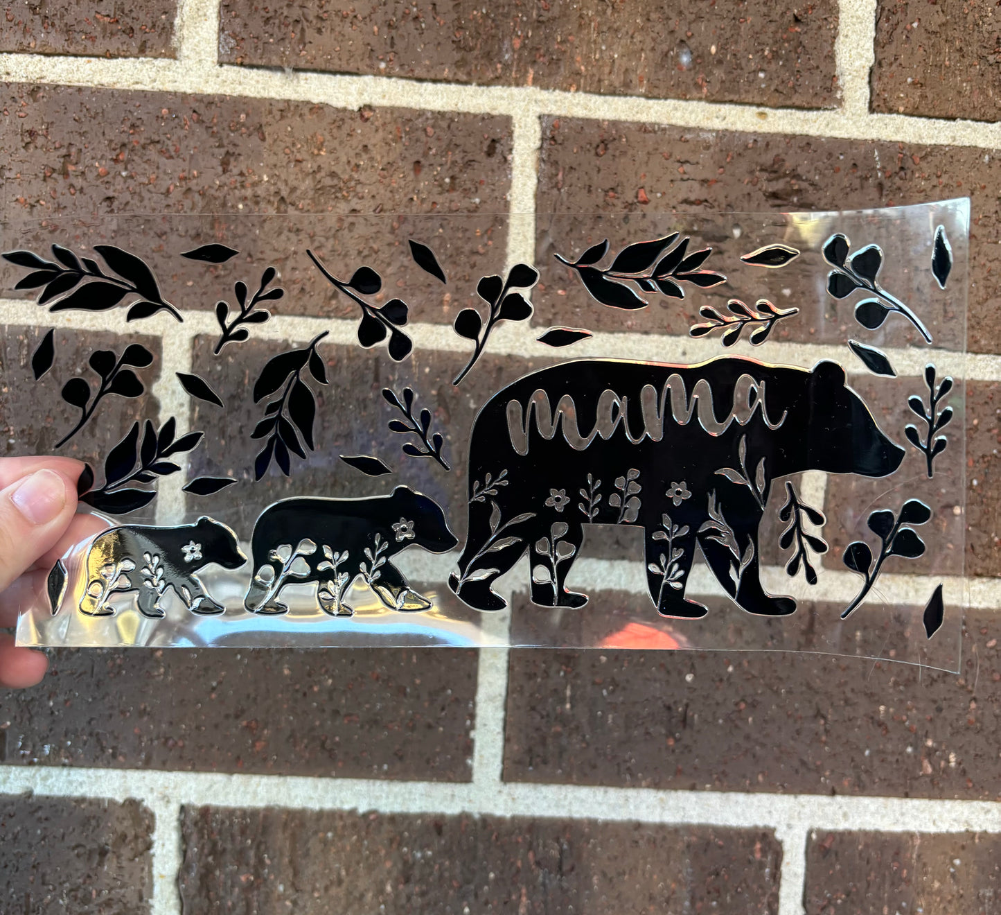 MAMA BEAR DOUBLE SIDED UV- DTF