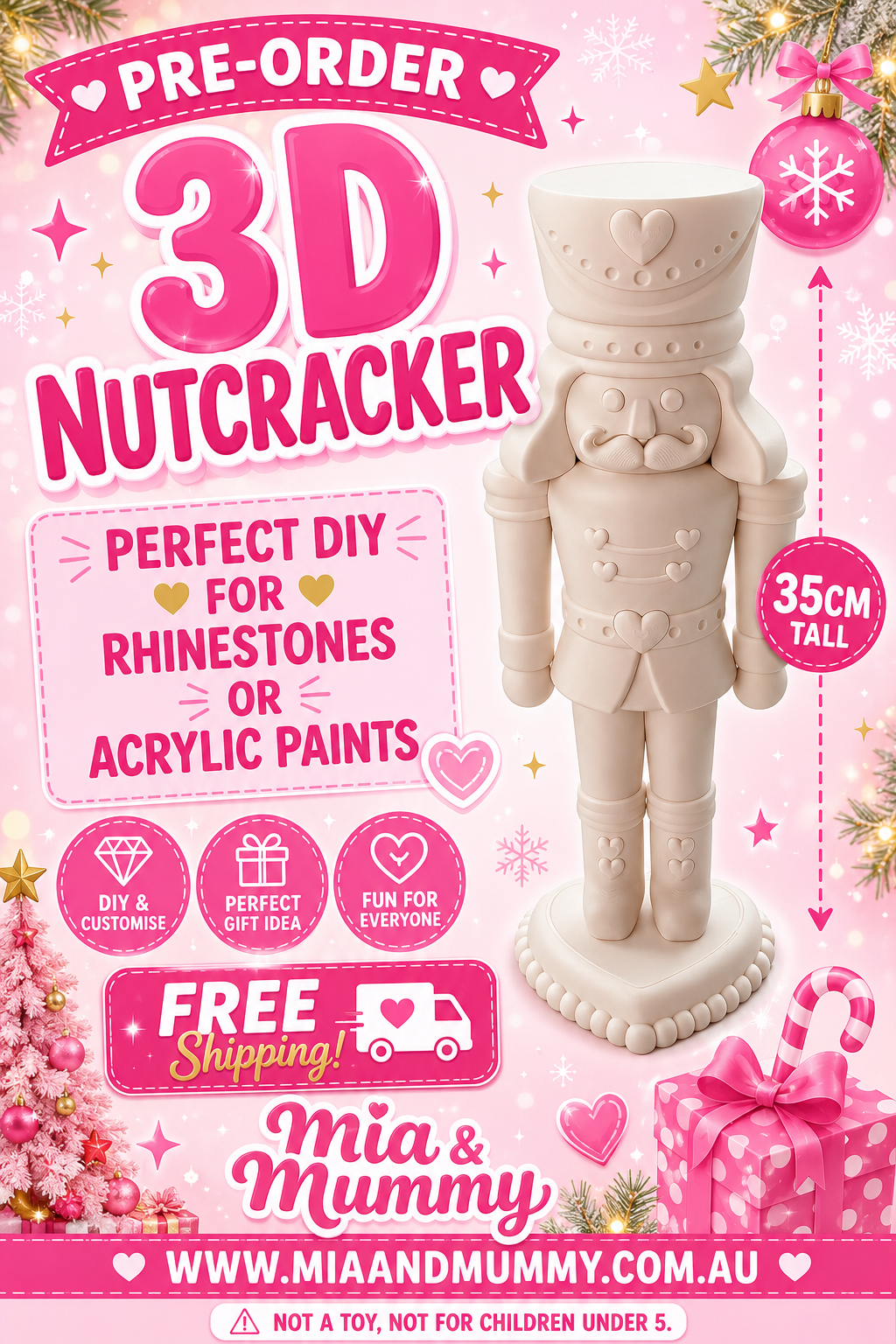 DIY Nutcracker- Pre Order.