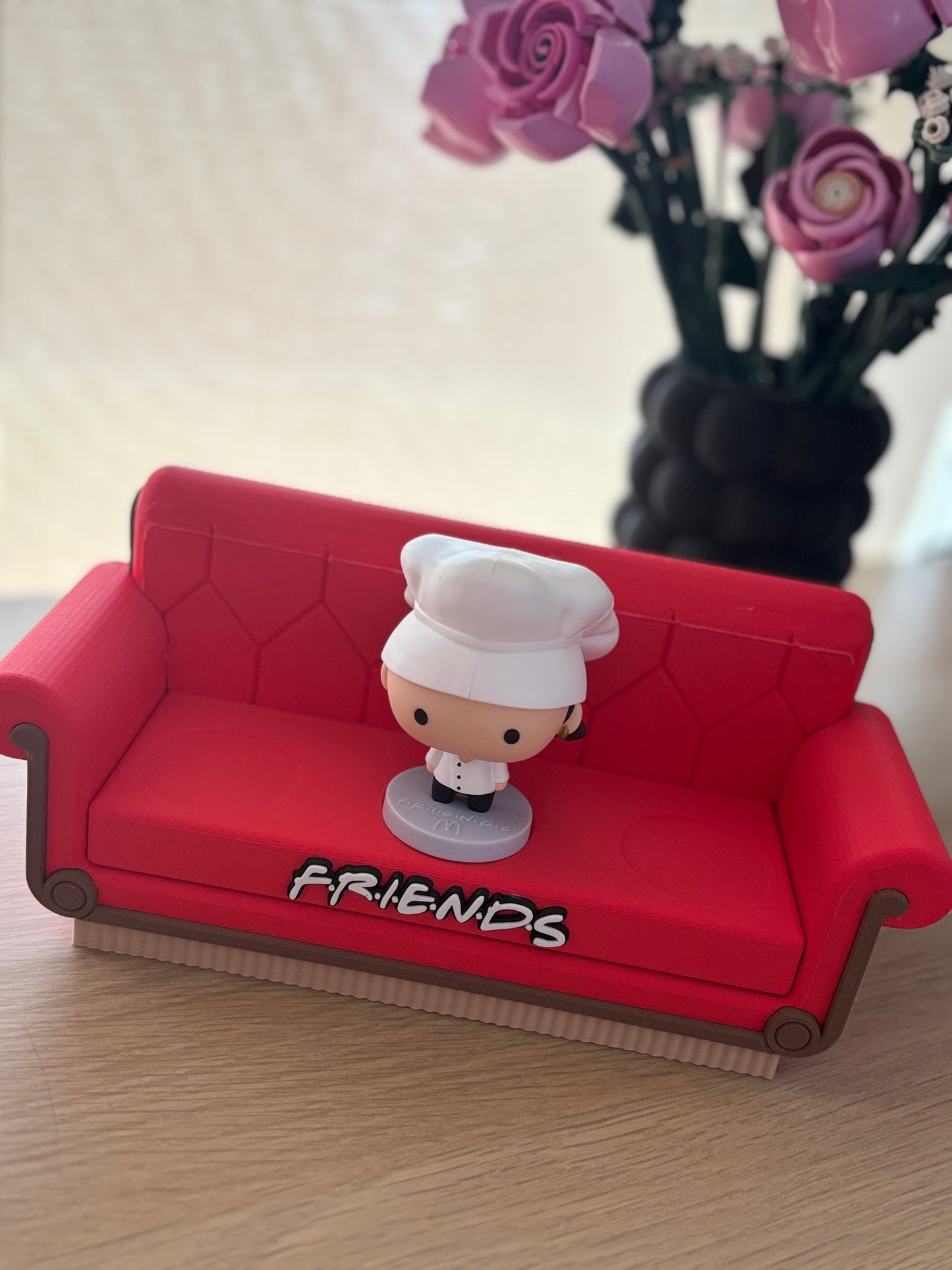 PRE ORDER Red Sofa- For figurines.