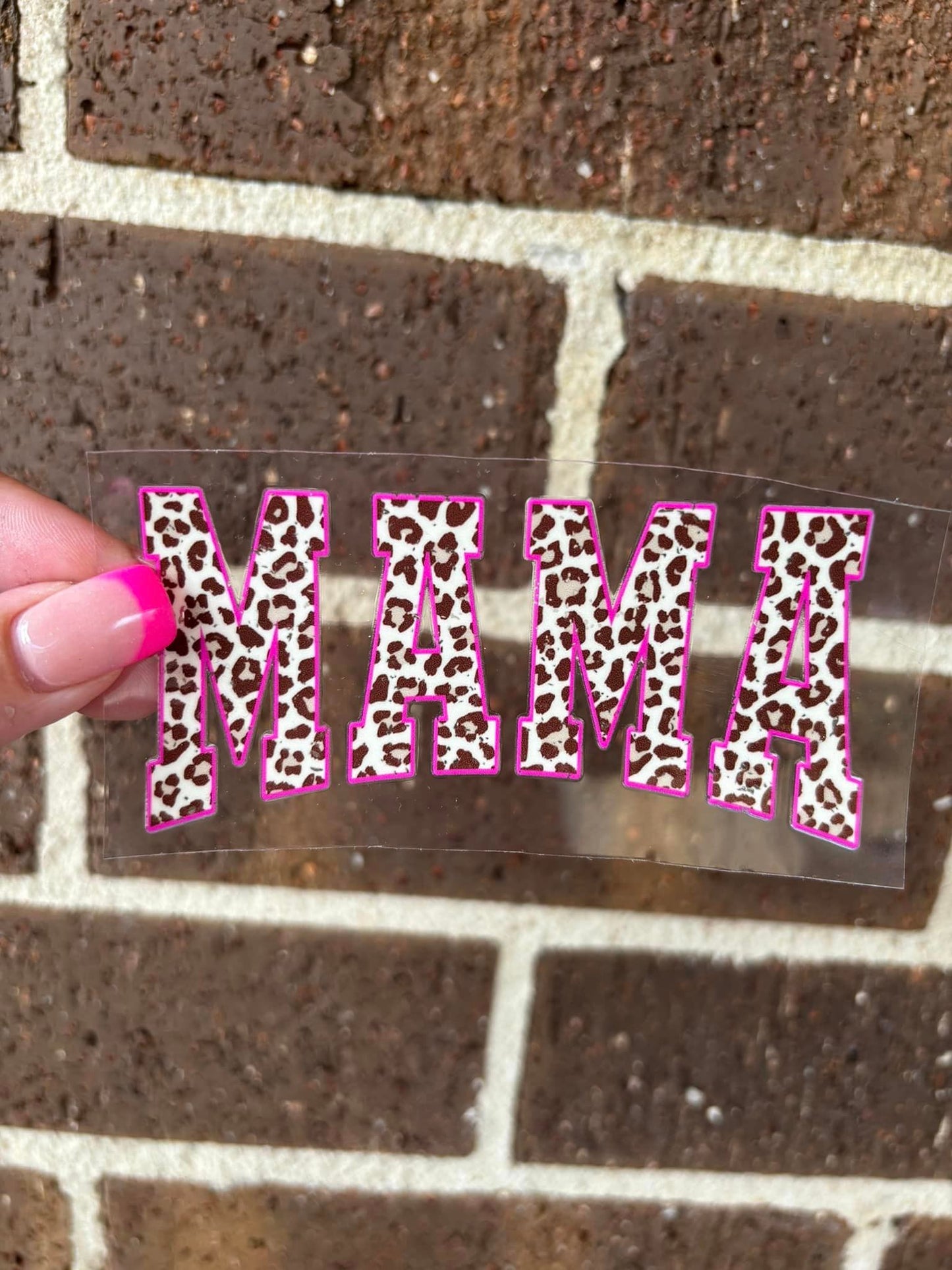 LEOPARD MAMA- DECAL