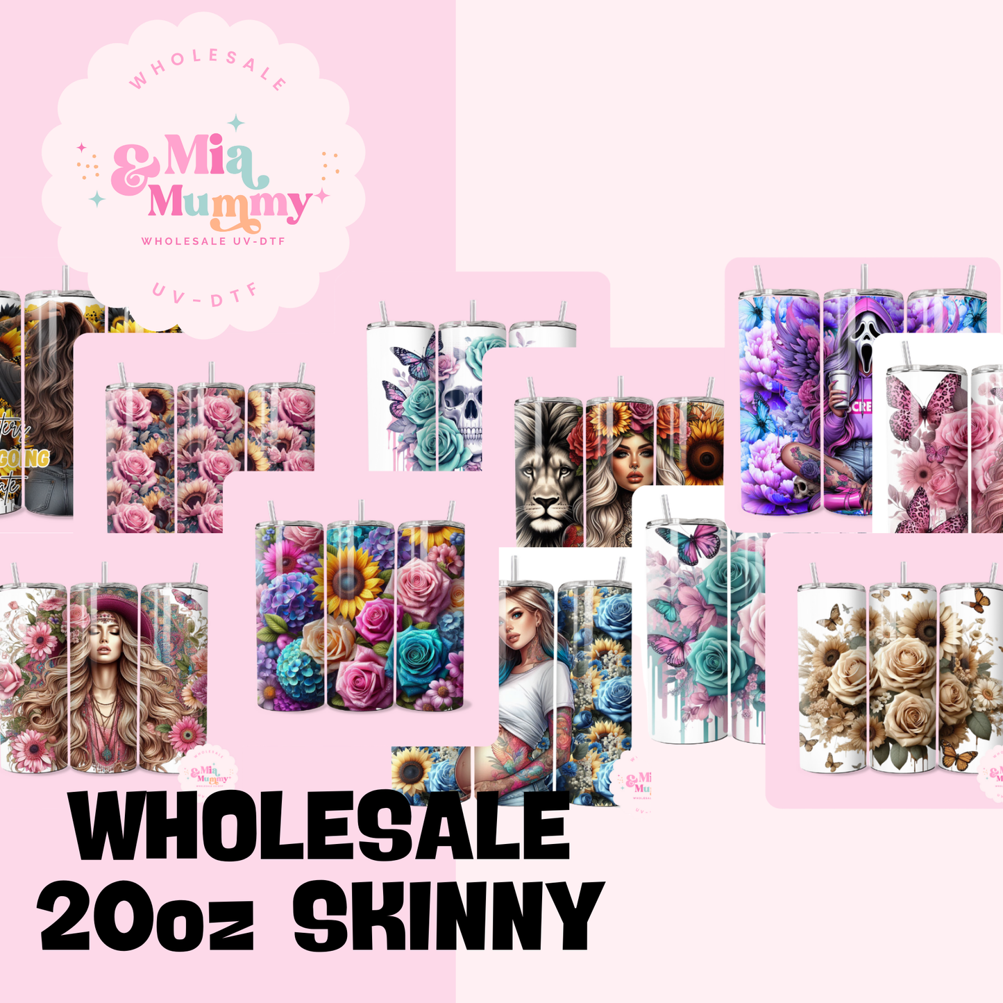 20oz Skinny Tumblers