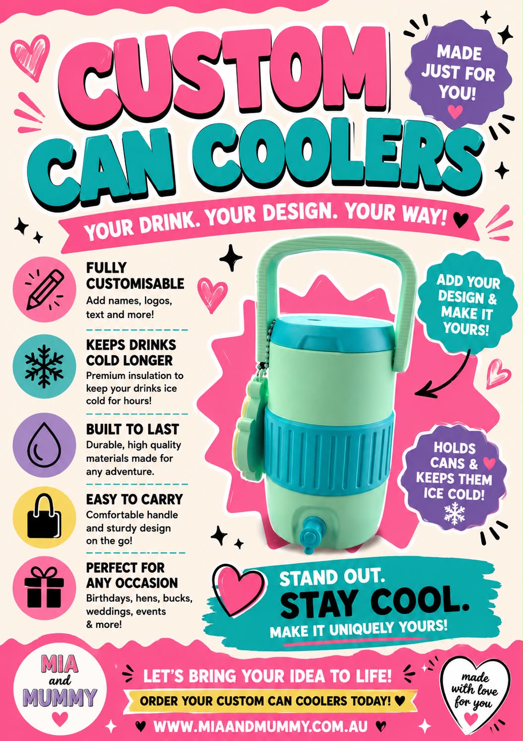 Custom Can Cooler