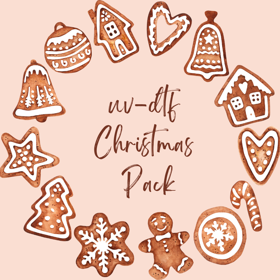 CHRISTMAS 10 PACK OF UV-DTF -READY TO SHIP
