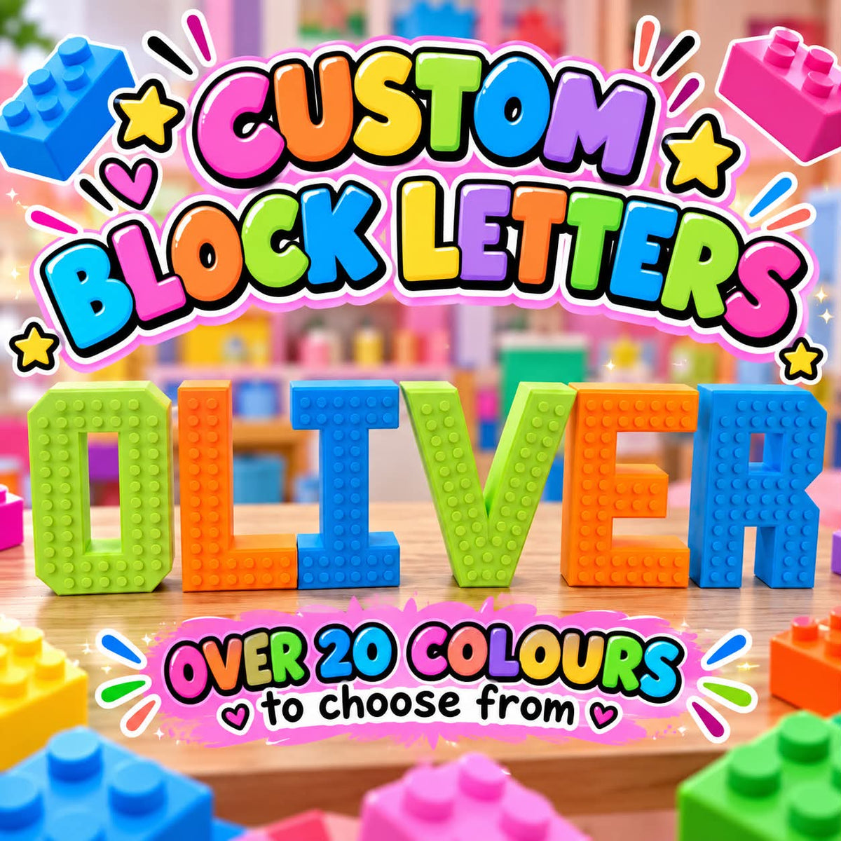 Custom block Letters