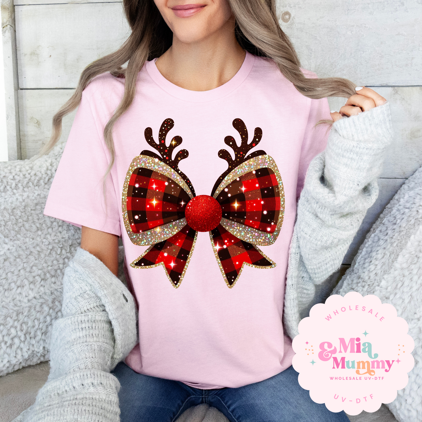 REINDEER BOW- DTF