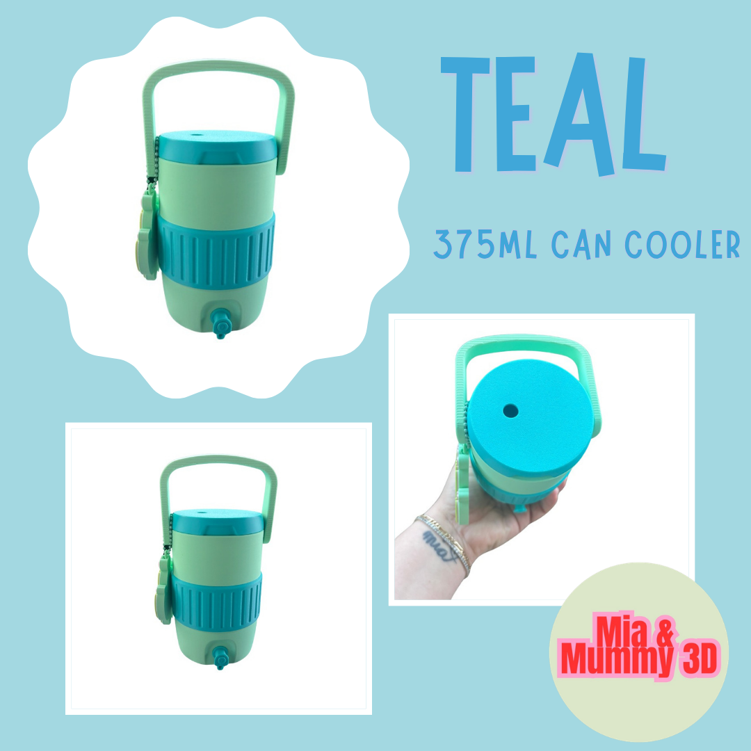 Teal Can Cooler