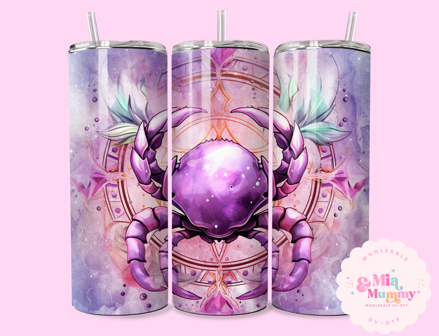 ZODIAC SIGNS- PASTEL PURPLE COLLECTION