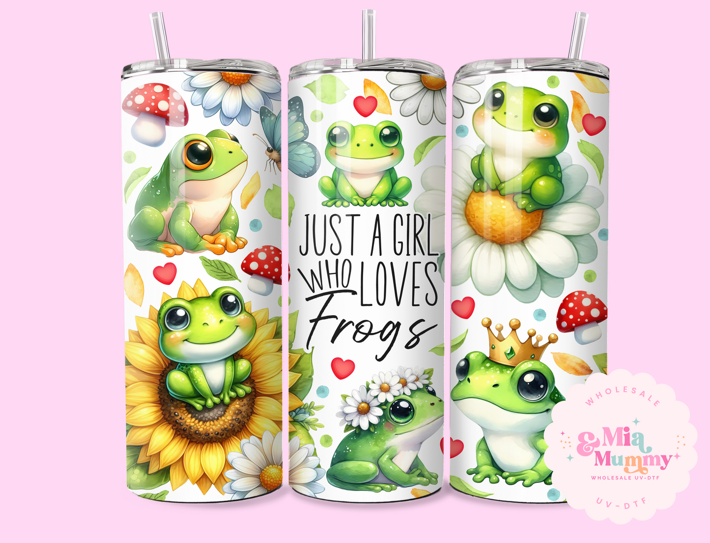 FROG COLLECTION  20OZ SUBLIMATION PRINTS