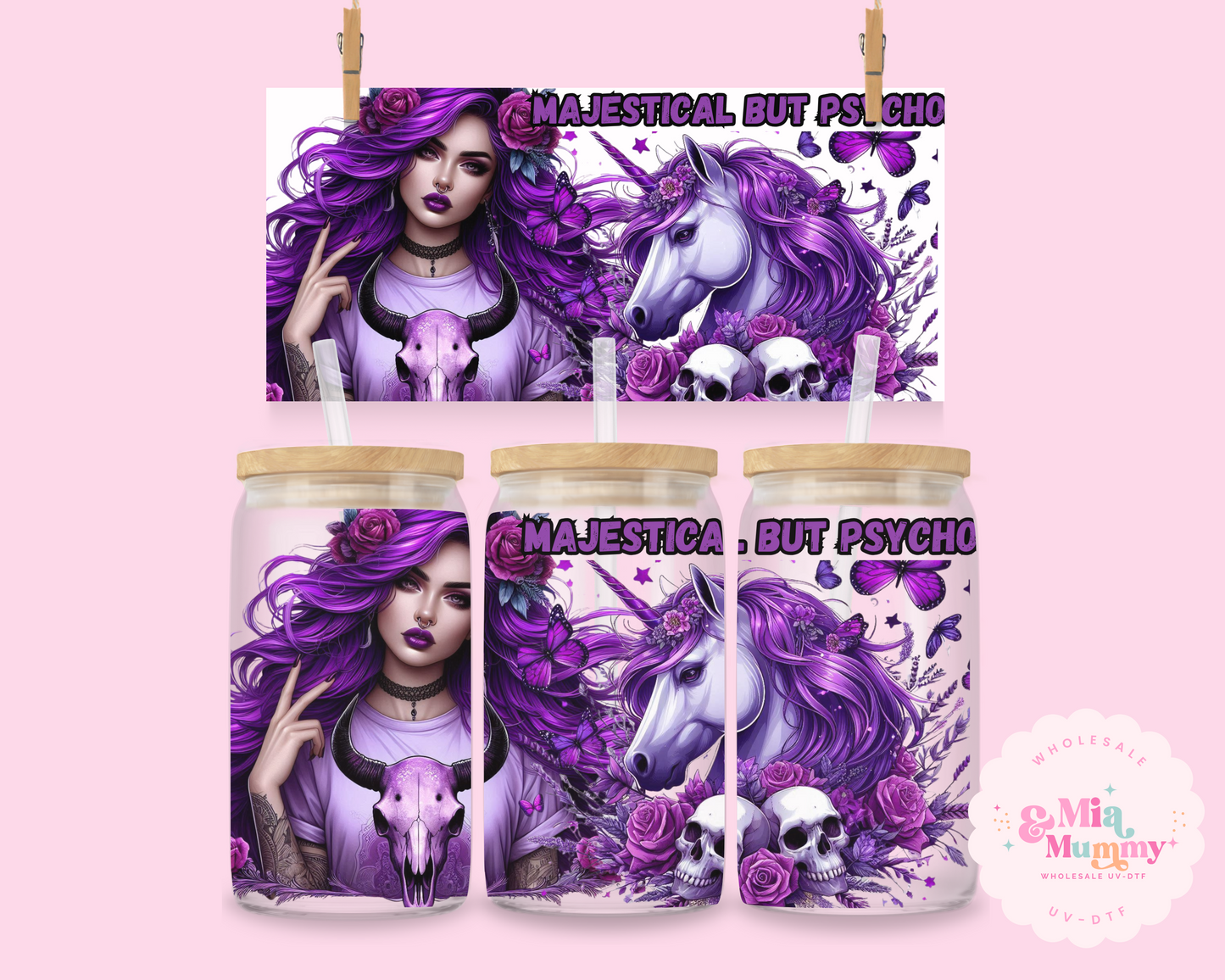 MAJESTICAL- DOUBLE SIDED UV DTF