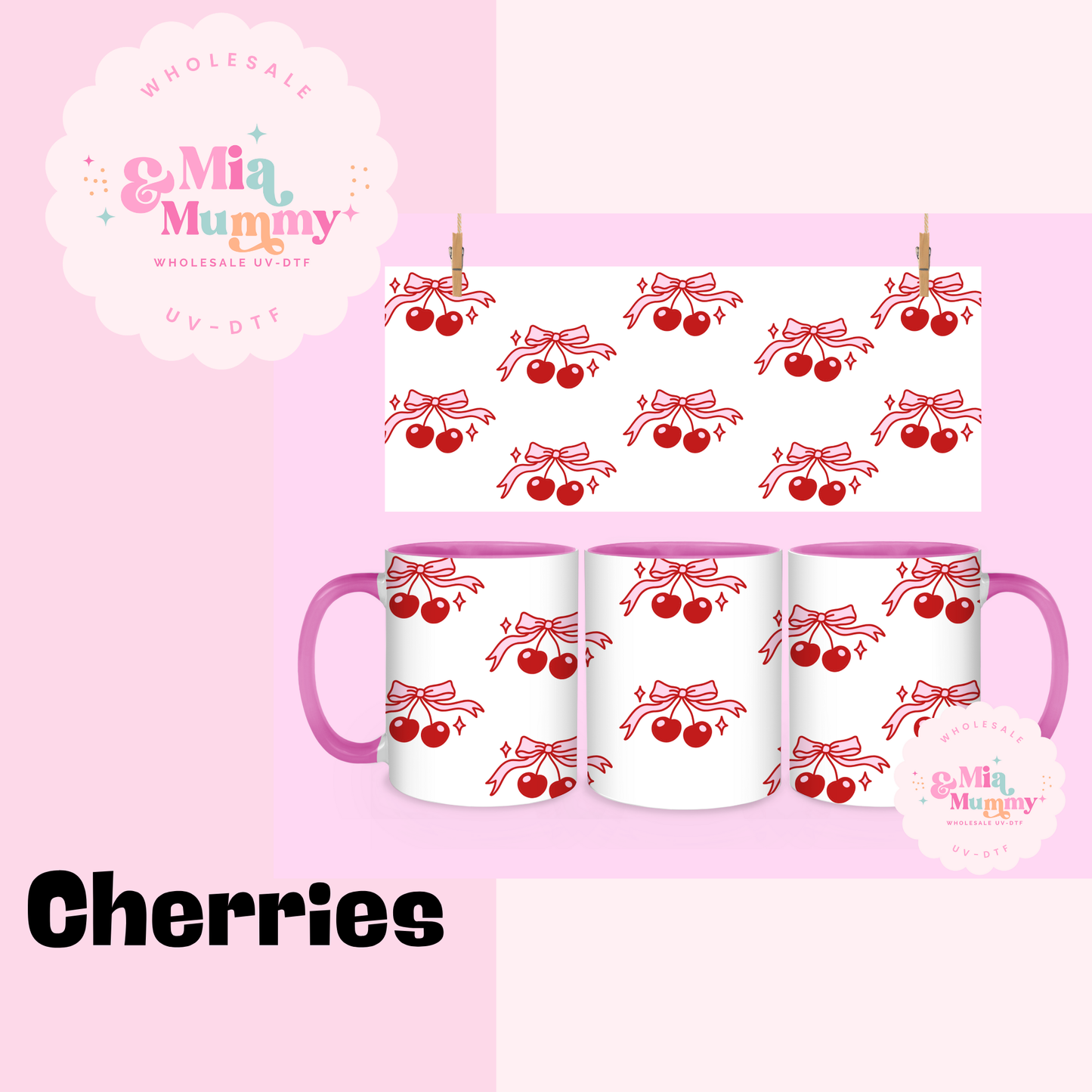 CHERRIES 15oz MUG- READY TO SHIP