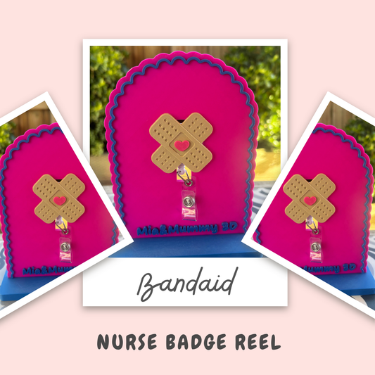 Bandaid Nurse Badge Reel- FREE