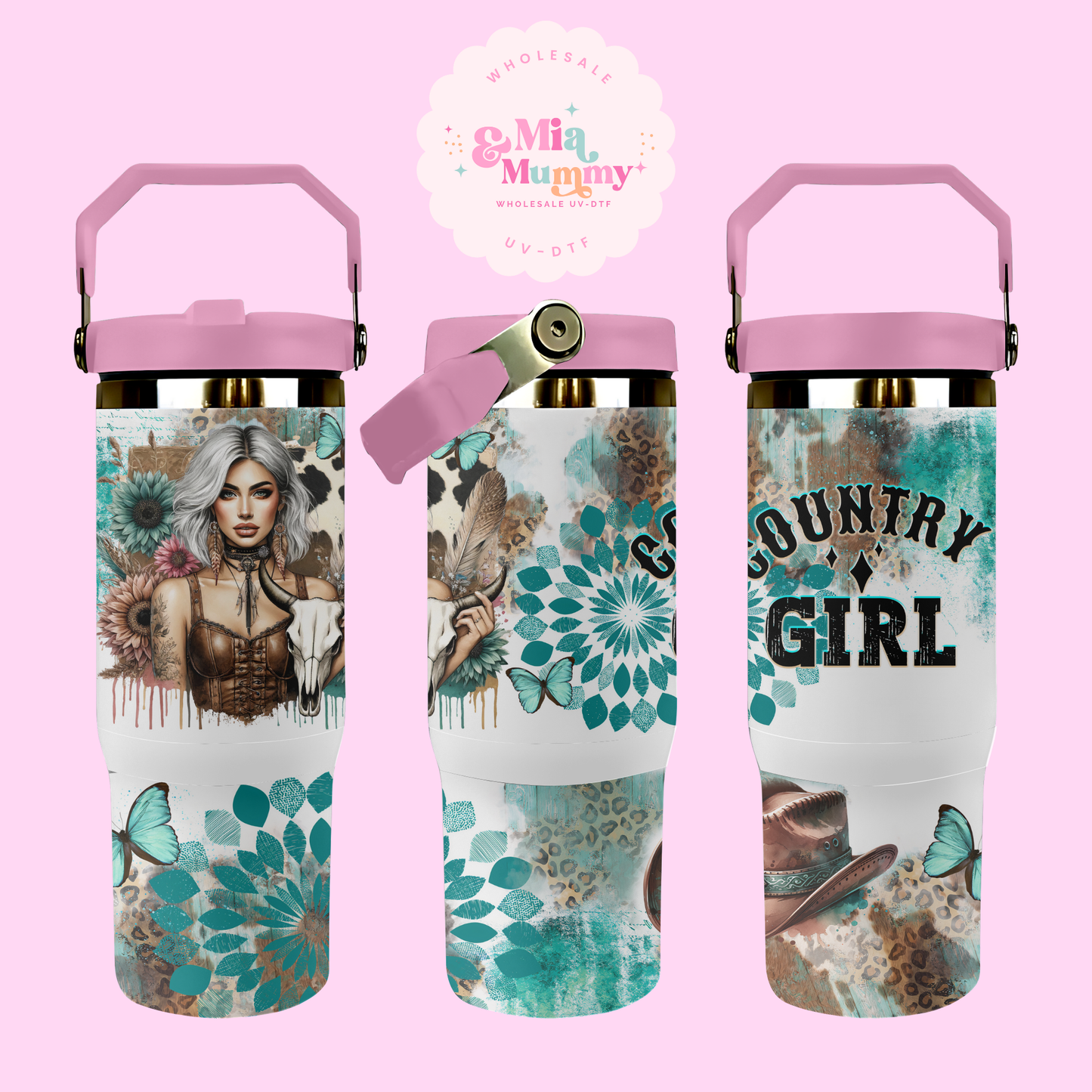 COUNTRY GIRL SUBLIMATION PIRNT 30oz