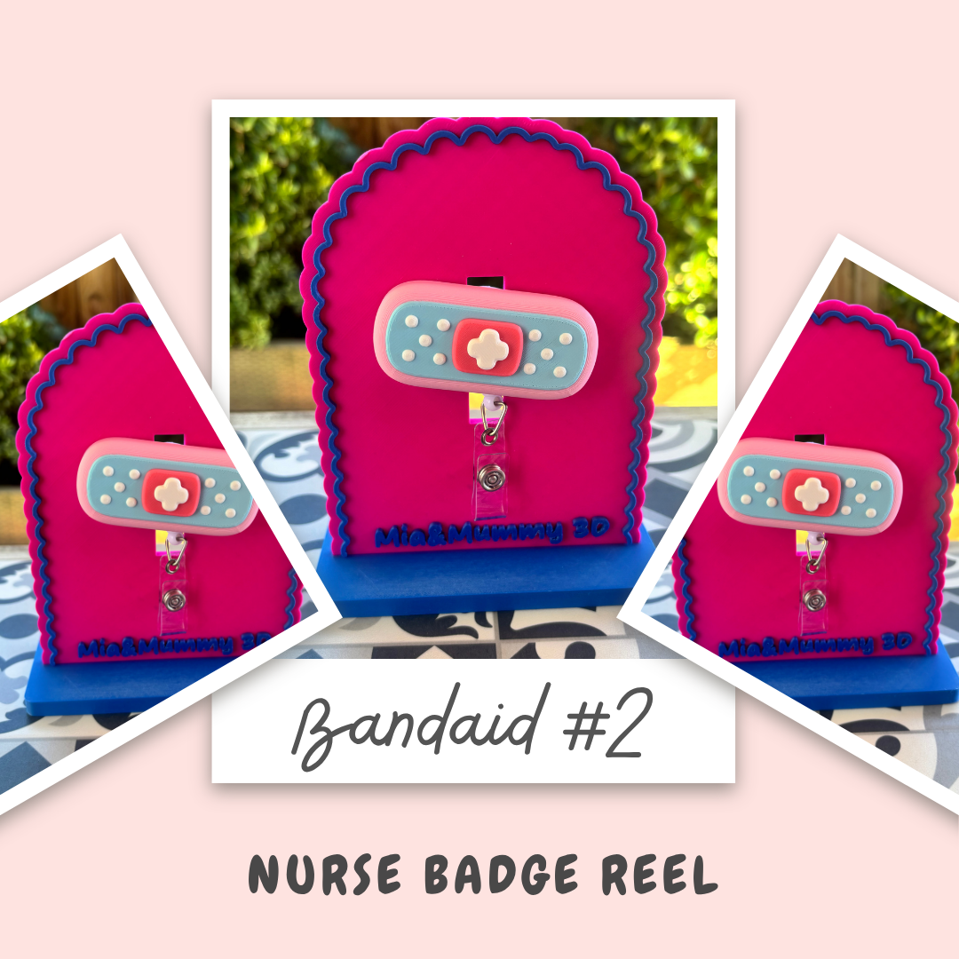 Bandaid #2 Nurse Badge Reel- FREE