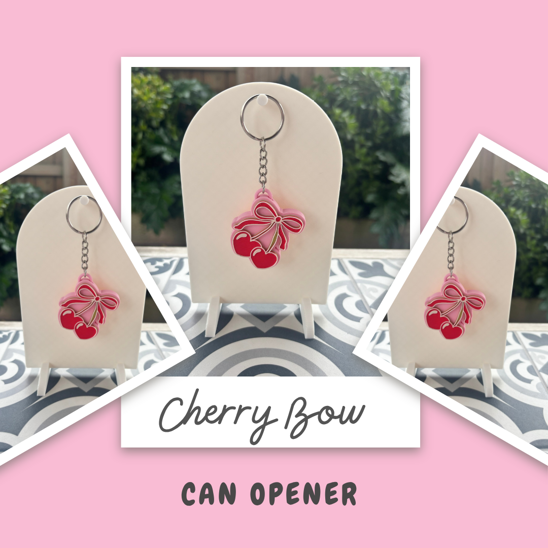 Cherry bow can opener