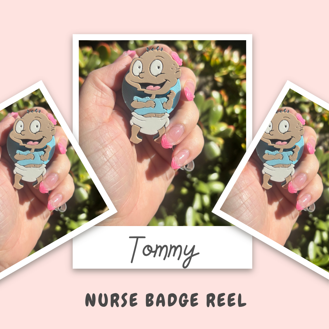 Tommy Nurse Badge Reel- FREE