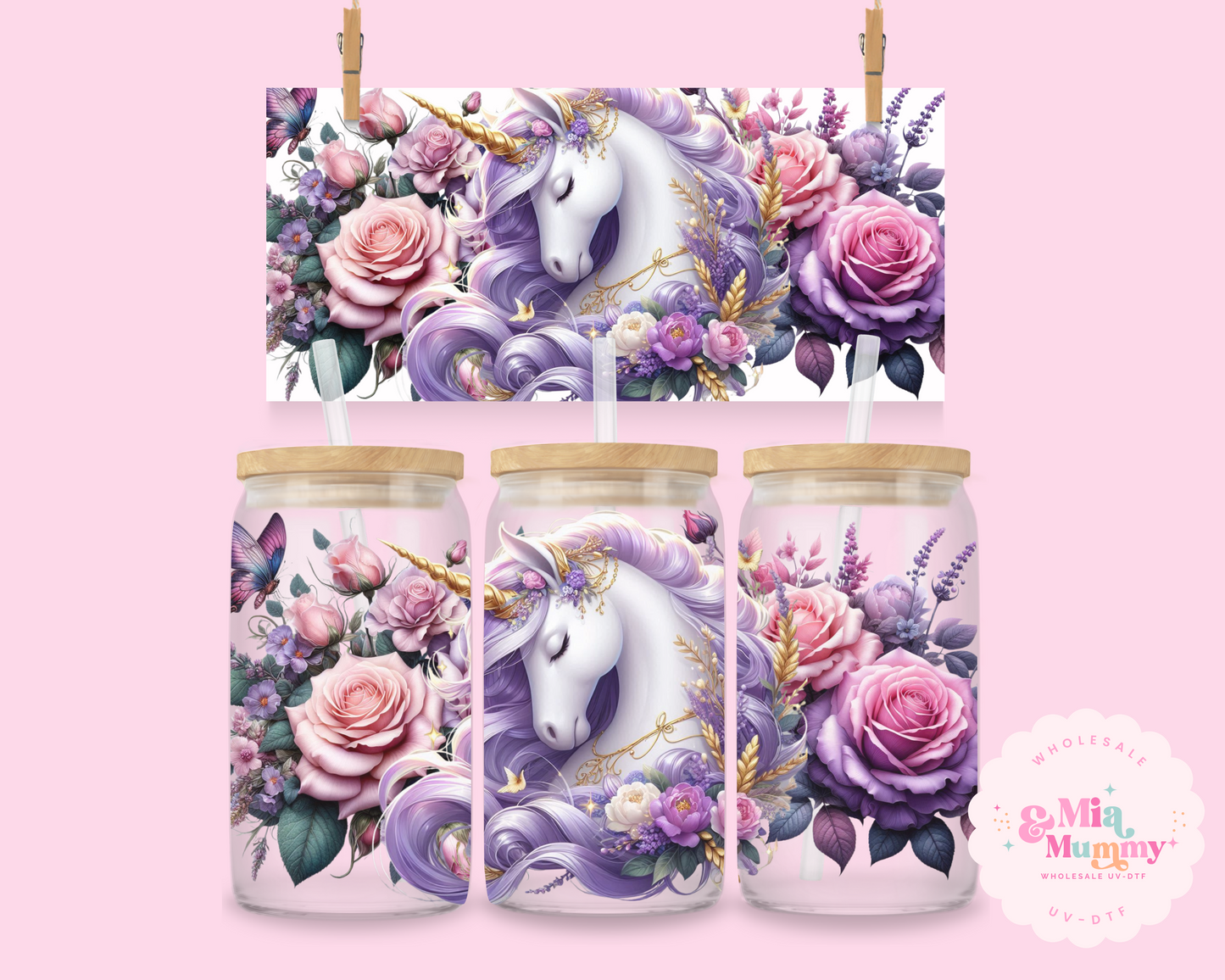 ENCHANTED UNICRON - DOUBLE SIDED UV DTF