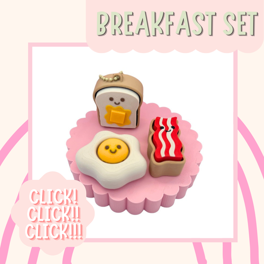 Breakfast Clicker Set 🍳🥓🍞- Wholesale