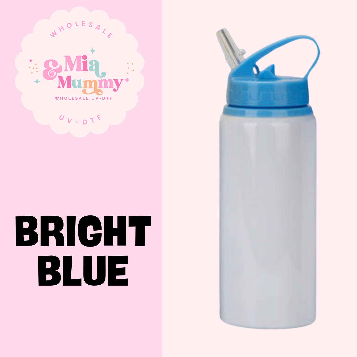 SUBLIMATION WATER BOTTLE 600ML- PRE ORDER