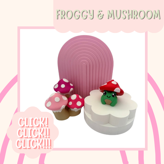 Froggy and Mushroom Clicker Set 🐸🍄