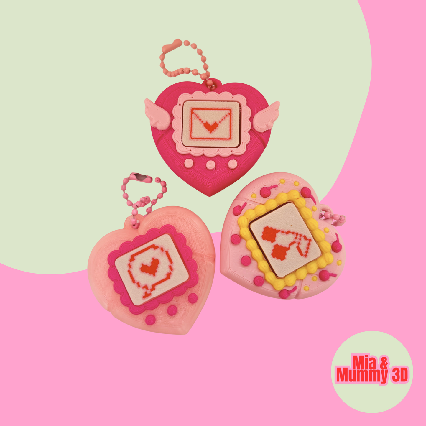 Pixel Heart Clicker Set 💖