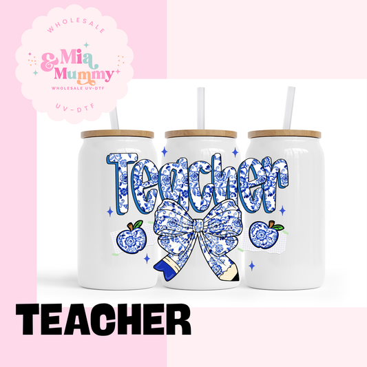 TEACHER TUMBLER - READY TO SHIP